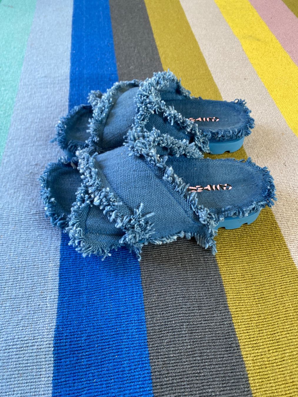 Camper Scarpe da uomo: CAMPERLAB BRUTUS - PANTOLETTE FLACH - DENIM BLAU – Nuovo (secondo la descrizione) da Zürich venduto da chi218 1