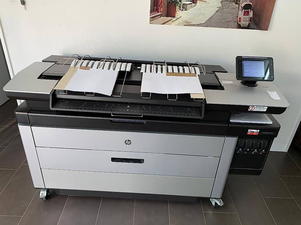 Hewlett Packard Stampanti: Plotter HP PageWide XL 4500 (MFP) mit Scanner 10A0/min – Usato da Zofingen venduto da optima46