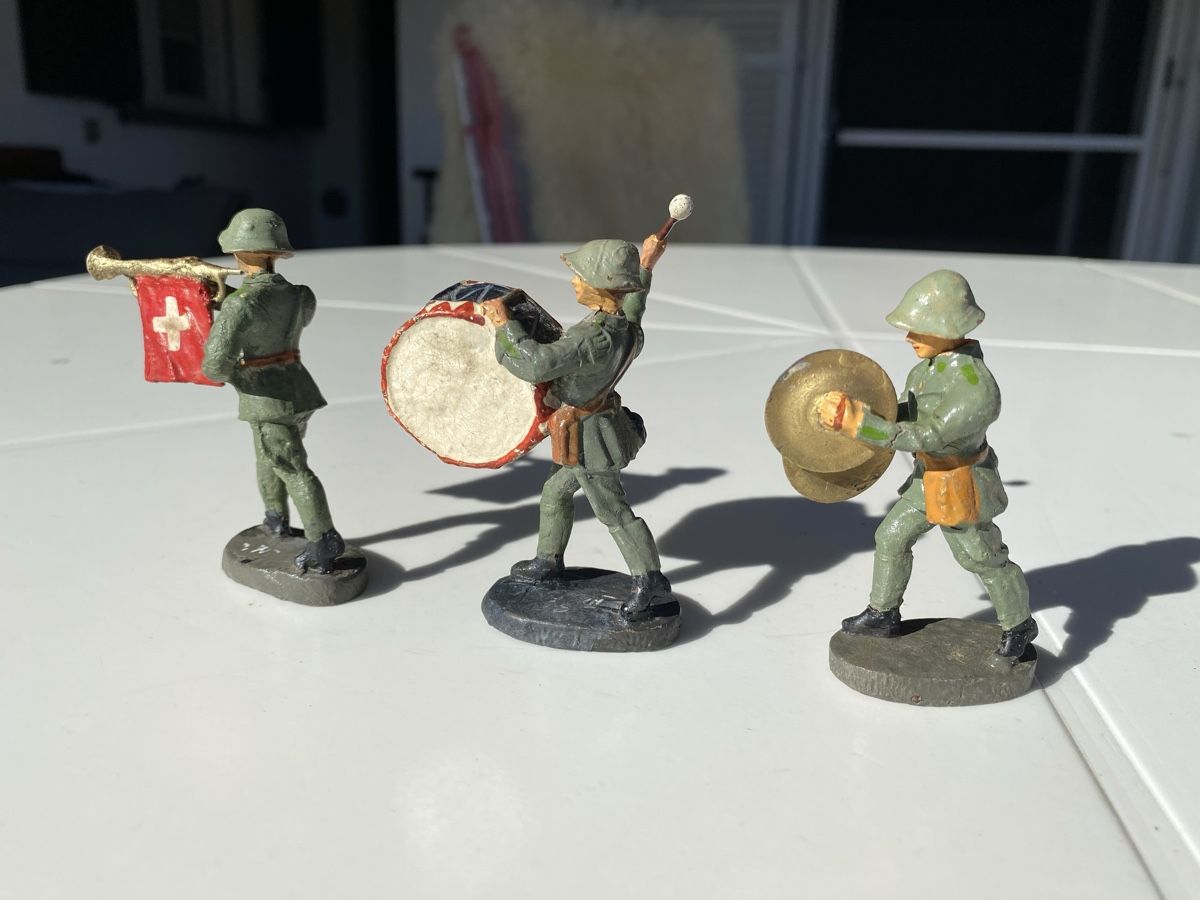 Elastolin Giocattoli: Elastolin VK. Musik Soldaten Top ! – Usato da Rüti ZH venduto da Weder2 2