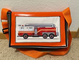 Tasche für Kind Feuerwehrauto Einzelstück