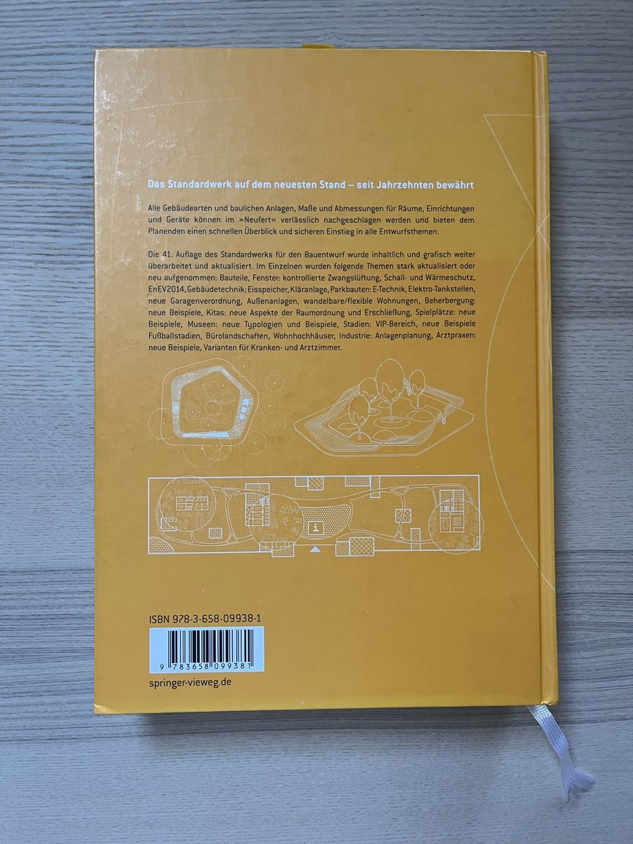 Bücher: Neufert – Gebraucht aus Bern von fel_r5br 2