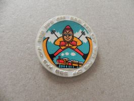 Abzeichen SBB Bahn Zug Pin Ski Sport CH