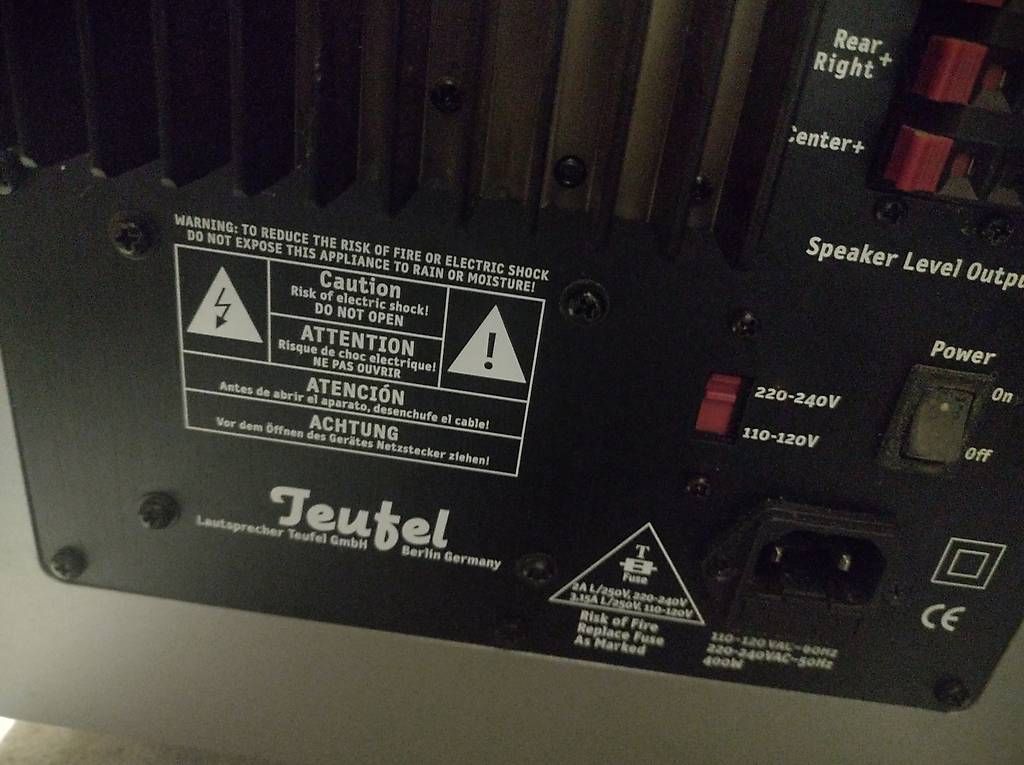 Teufel Haut-parleurs: Teufel Sourround System 5.1 – D'occasion à Bülach par rostet 1