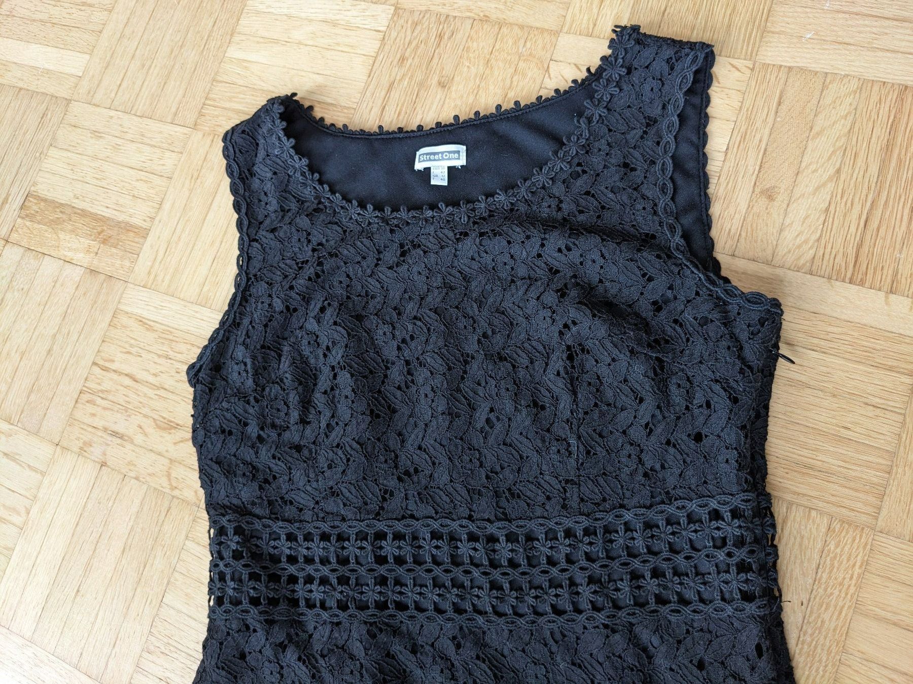 Vestiti: Schwarzes Spitzenkleid Streetone Gr.38 – Usato da Lengnau AG venduto da Nathi88 3