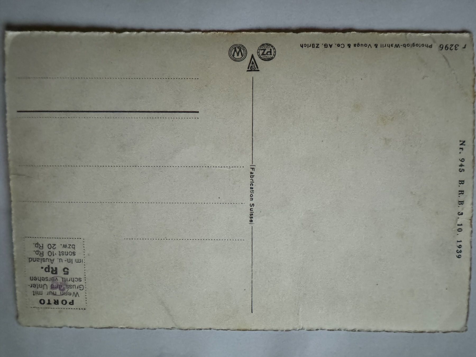 Cartoline postali: WANGEN a.d.A. - Aarebrücke  - Ansichtskarte – Usato da Tegerfelden venduto da siebenmacky 1