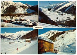 Oberwald - 4 Bild AK