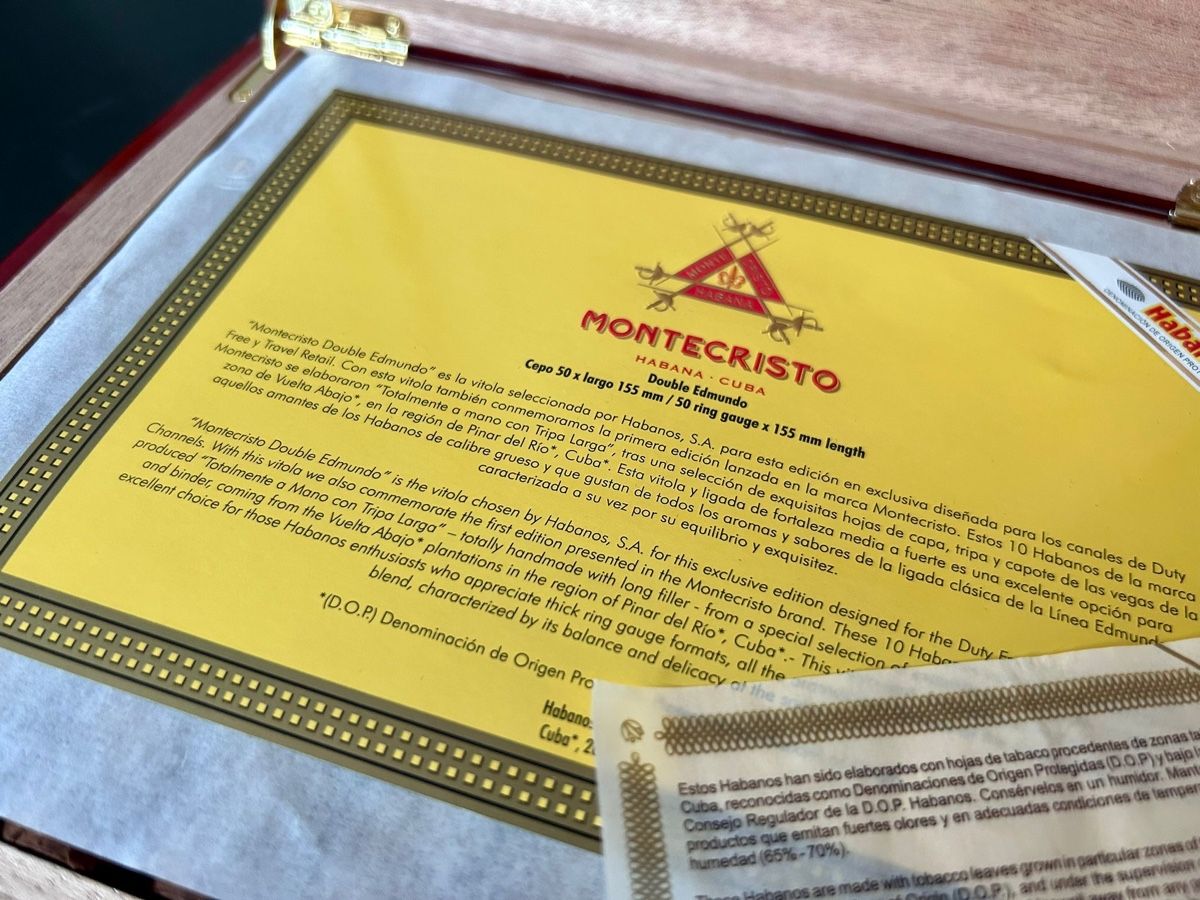 Montecristo Sigari: Montecristo Double Edmundo – Nuovo (secondo la descrizione) da Teufen AR venduto da Partagas69 6
