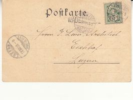10 Ehegebote für Männer 1899 mit Stabstempel Wädenschwil