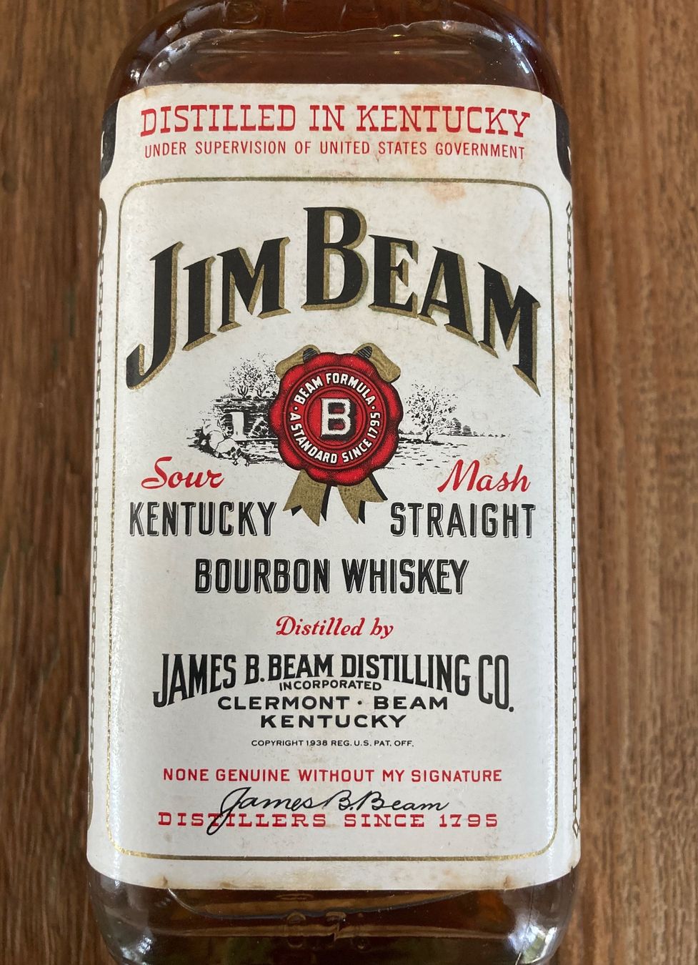 Bevande alcoliche: Whiskey Jim Beam Bourbon von ca 1985 – Nuovo (secondo la descrizione) da Roggwil BE venduto da Maui2000 4