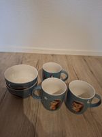 Tassen und Schüsseln Kindermotiv 5er Set neu