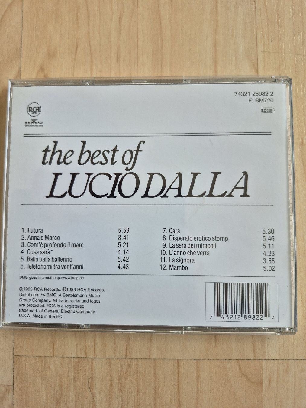 CDs: Lucio Dalla - The Best of – Gebraucht aus Bern von Roibusch 1