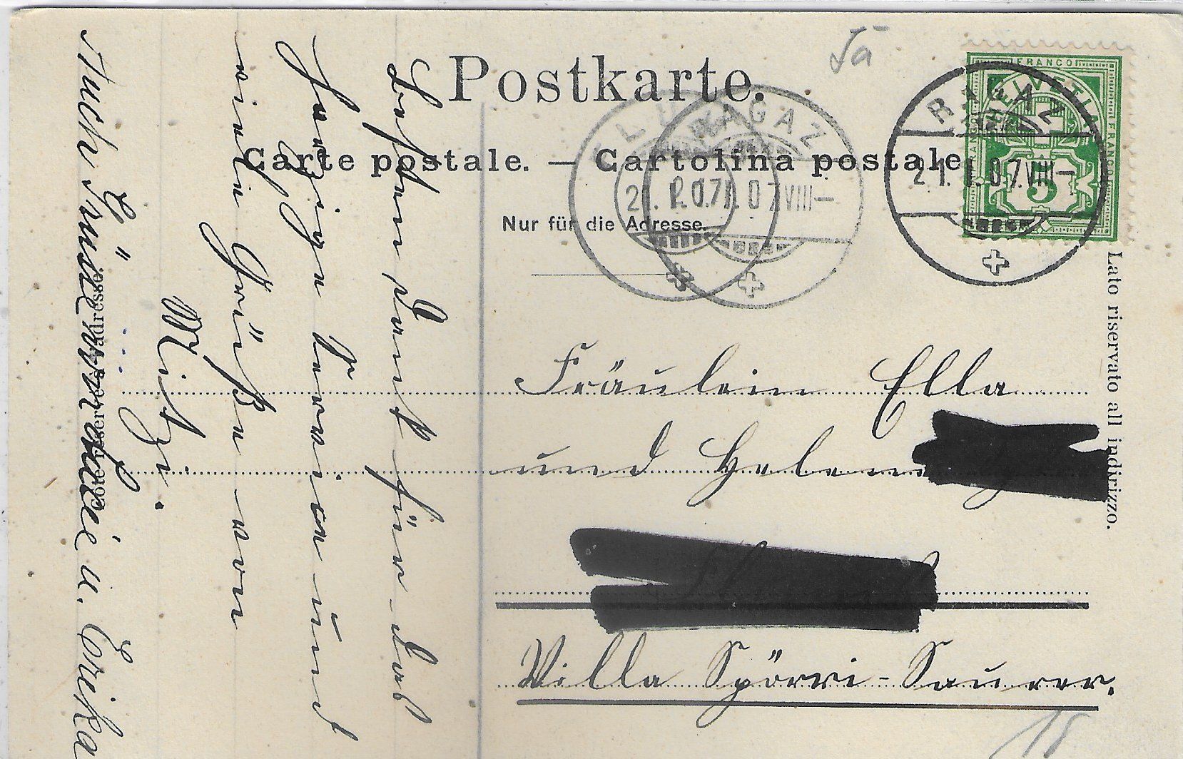 Cartoline postali: Ragaz - Der Quellenhof – Usato da Ettingen venduto da Kartenplanet 1