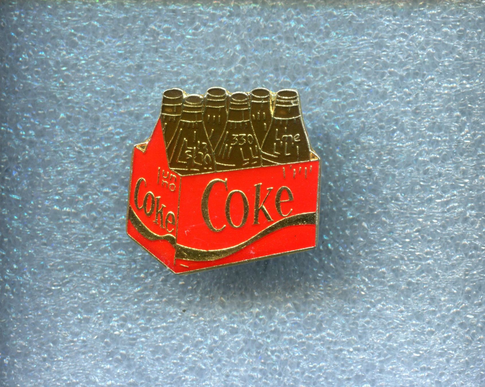 Coca-Cola Placchette & Badge: Coca Cola  6er PACK – Usato da Winterthur venduto da Sammleroase