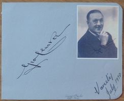 George Clarke (1886-1946) Schauspieler - Autogramm
