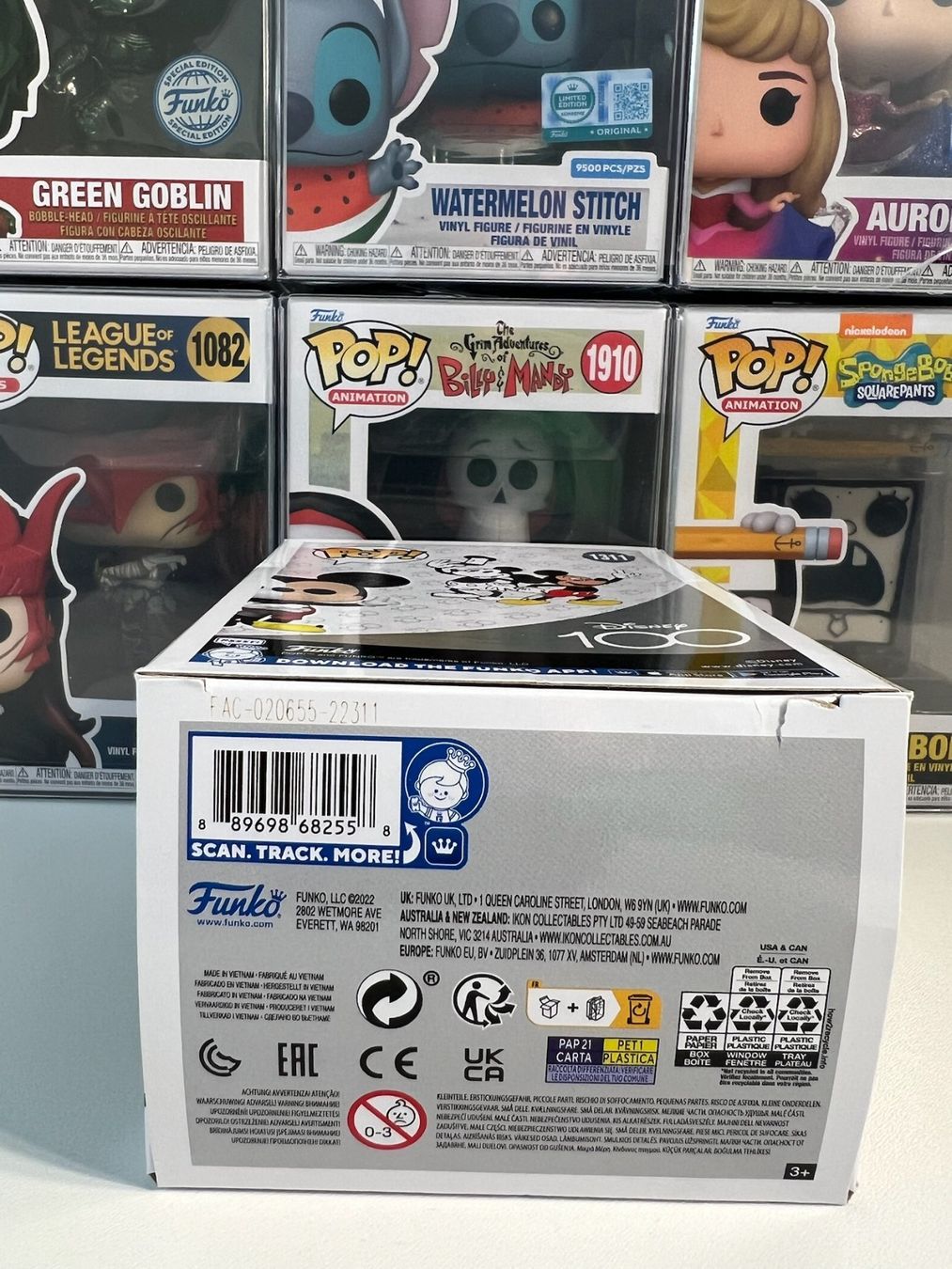 Funko Statuette: Funko POP! Disney  Mickey Mouse (Split Color) Edit. Limitée – Usato da Le Mouret venduto da perfectbijou 5
