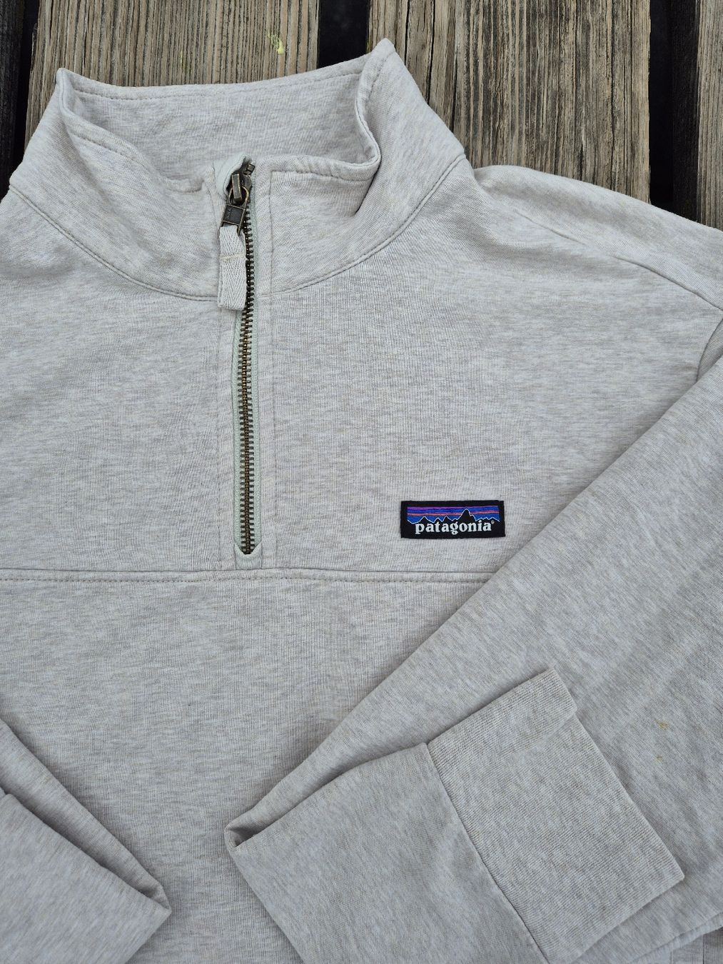 Patagonia Maglioni & Felpe: Patagonia Quarter Zip Pullover beige – Usato da Zürich venduto da Loboso 4