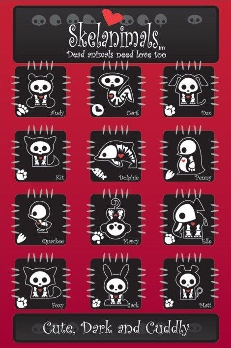 Posters & Illustrations: Poster Skelanimals Skelett – Neuf avec emballage d'origine à Schwyz par rs-trend