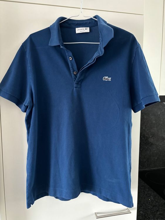 Polo LACOSTE taille M L bleu Kaufen auf Ricardo