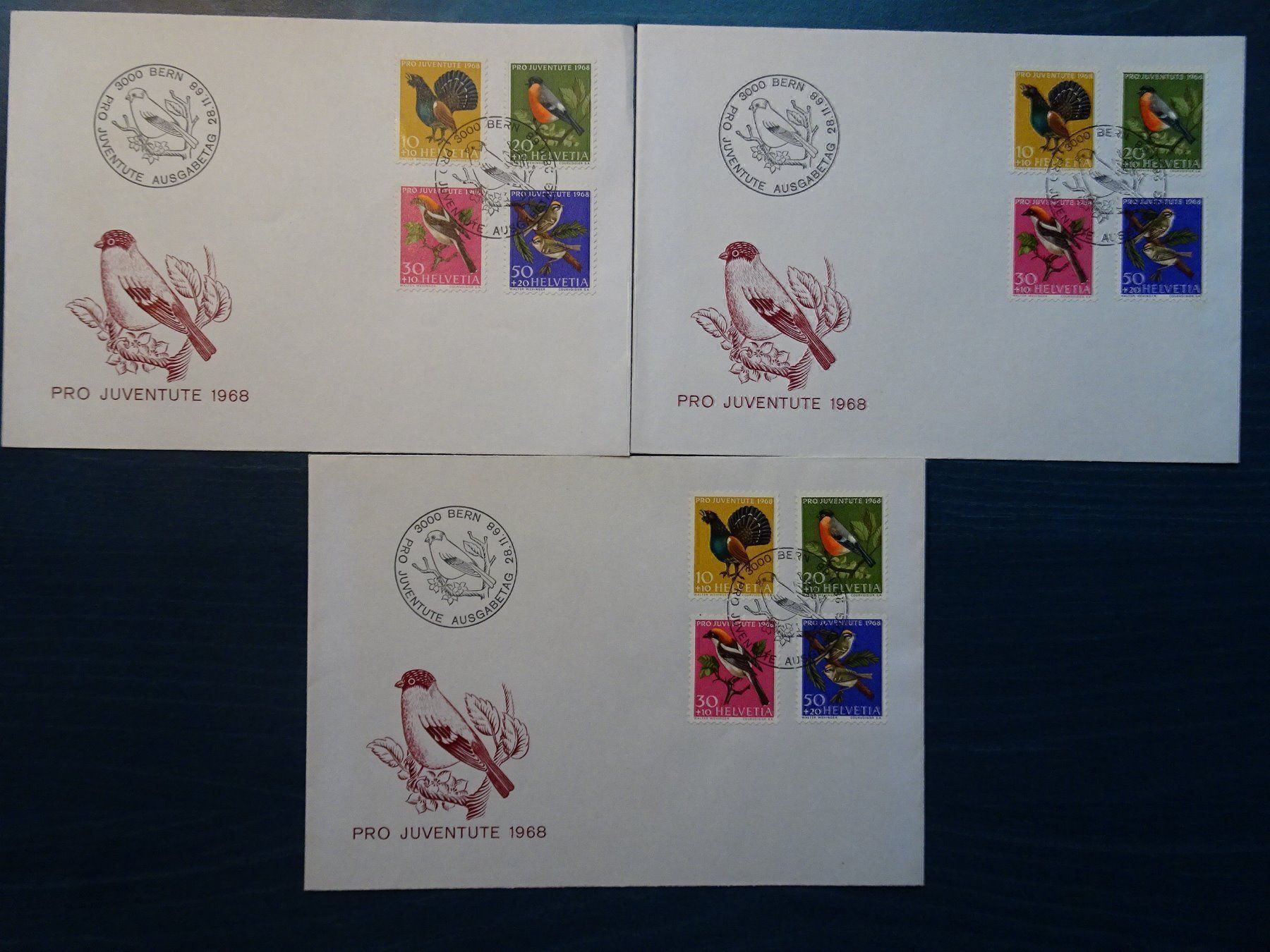 Alle Briefmarken: PJ 1968 – Neu (gemäss Beschreibung) aus Aadorf von Chnorli-Furz