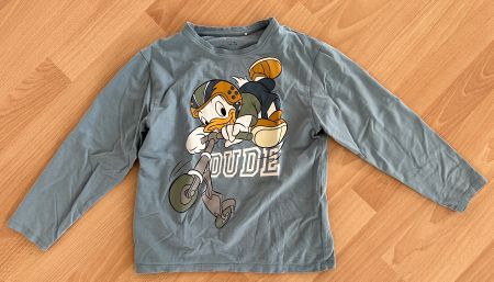 Langarmshirt NAME-IT hellblau Duck Tales Kickboard Gr.122-12