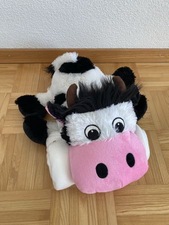 Kuschelige Kuh-Decke Swissmilk, Plüschtier-Decke, Kuh