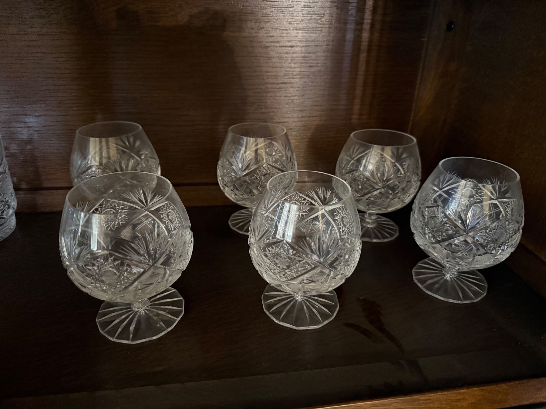 Verres: Kristallglas 6 Cognac Gläser – D'occasion à Glattbrugg par Xena14