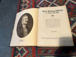 buch, 6 bände, WW I, krieg 1914-15, in wort und bild