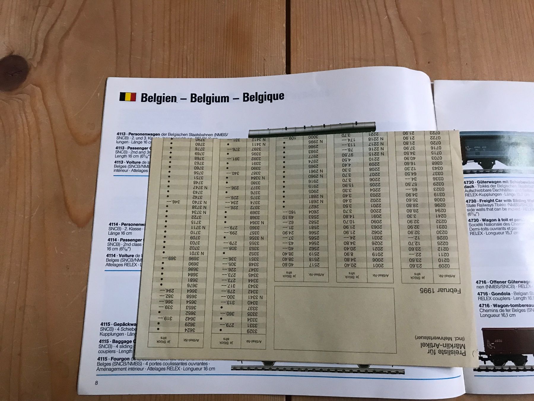 Märklin Modellini di ferrovie: märklin export modelle 1989/90 – Usato da Liestal venduto da ozo2005 1