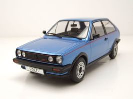 VW Polo II GT Coupé Phase I 1981-1990 blau met. / schwarz