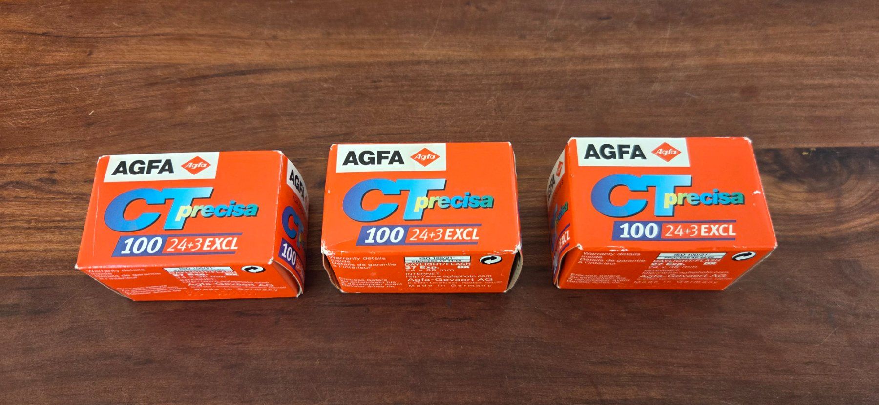 Films: 3 Agfa CT Precisia 135 24 – Défectueux à Baden par Digit6 1