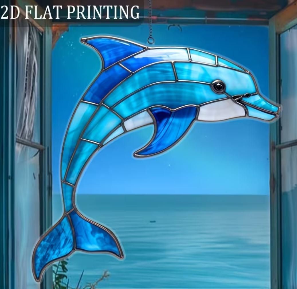 Tutte le decorazioni: Fensterbild Delfin (Acryl) – Nuovo e nell'imballaggio originale da Langenbruck venduto da Gumsi