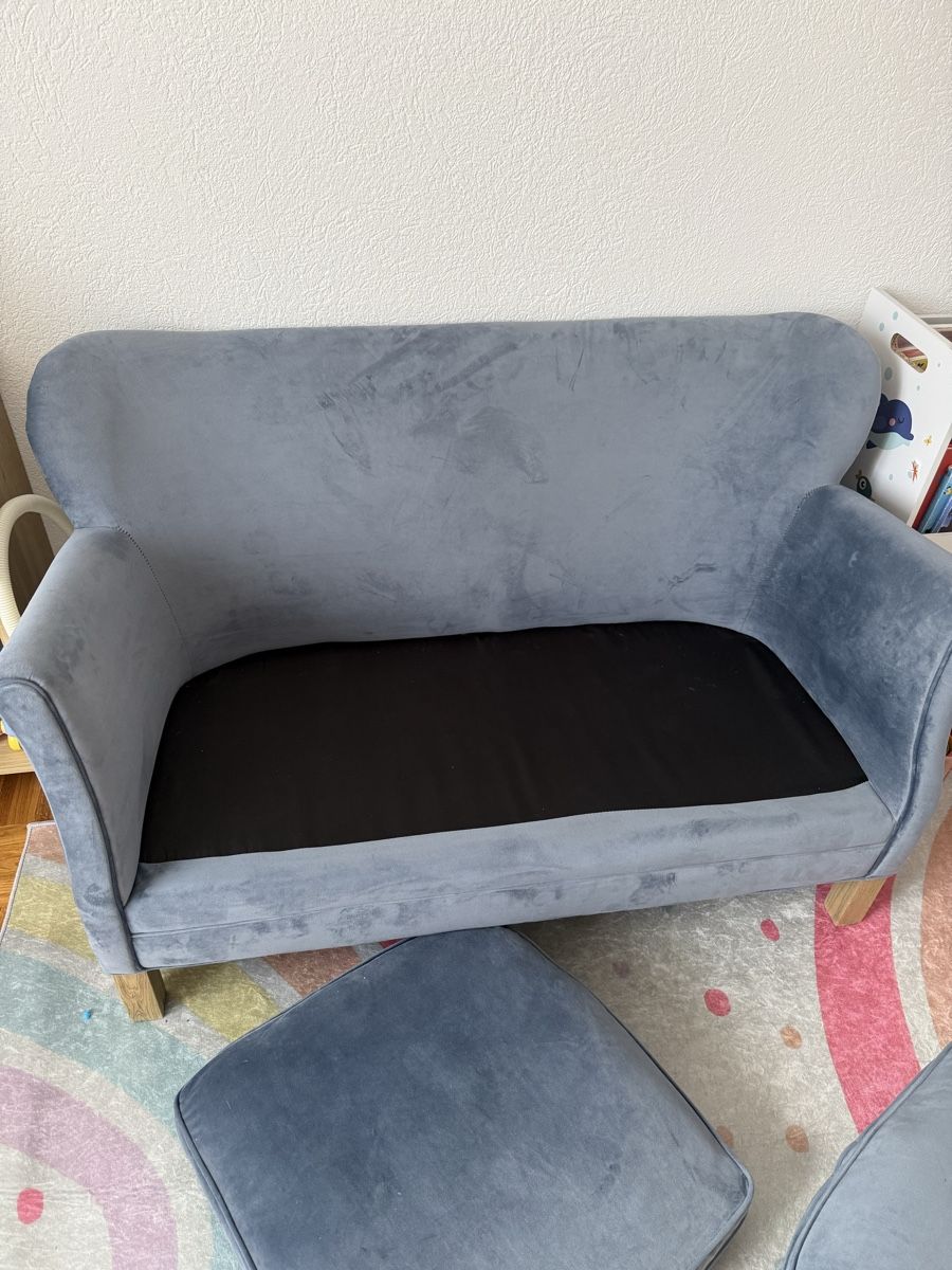 Sofas: Petit canapé bleu – Gebraucht aus Crassier von GGblue23515 4