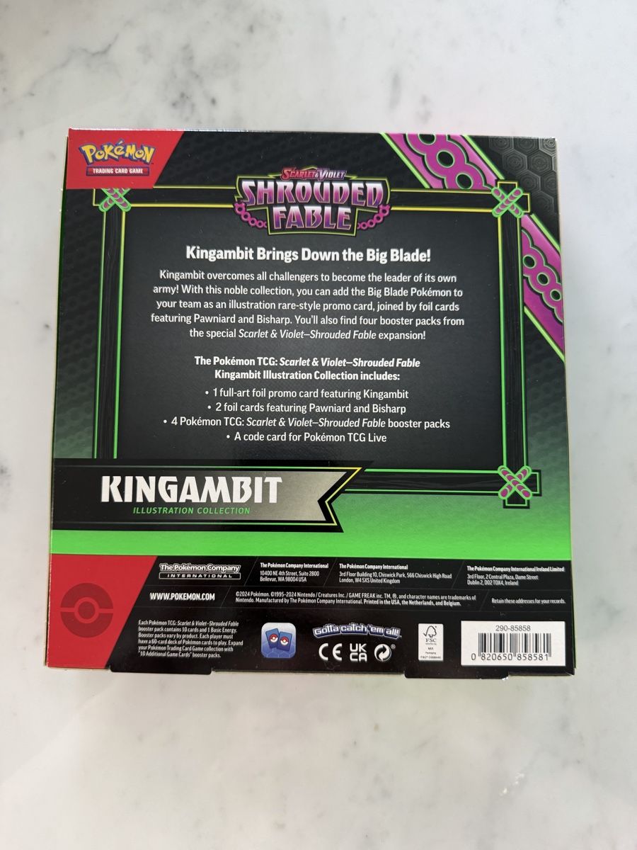 Pokémon Sammelbilder & Trading cards: Pokémon Shrouded Fable Kingambit – Neu und originalverpackt aus Cademario von Yleeyle 1