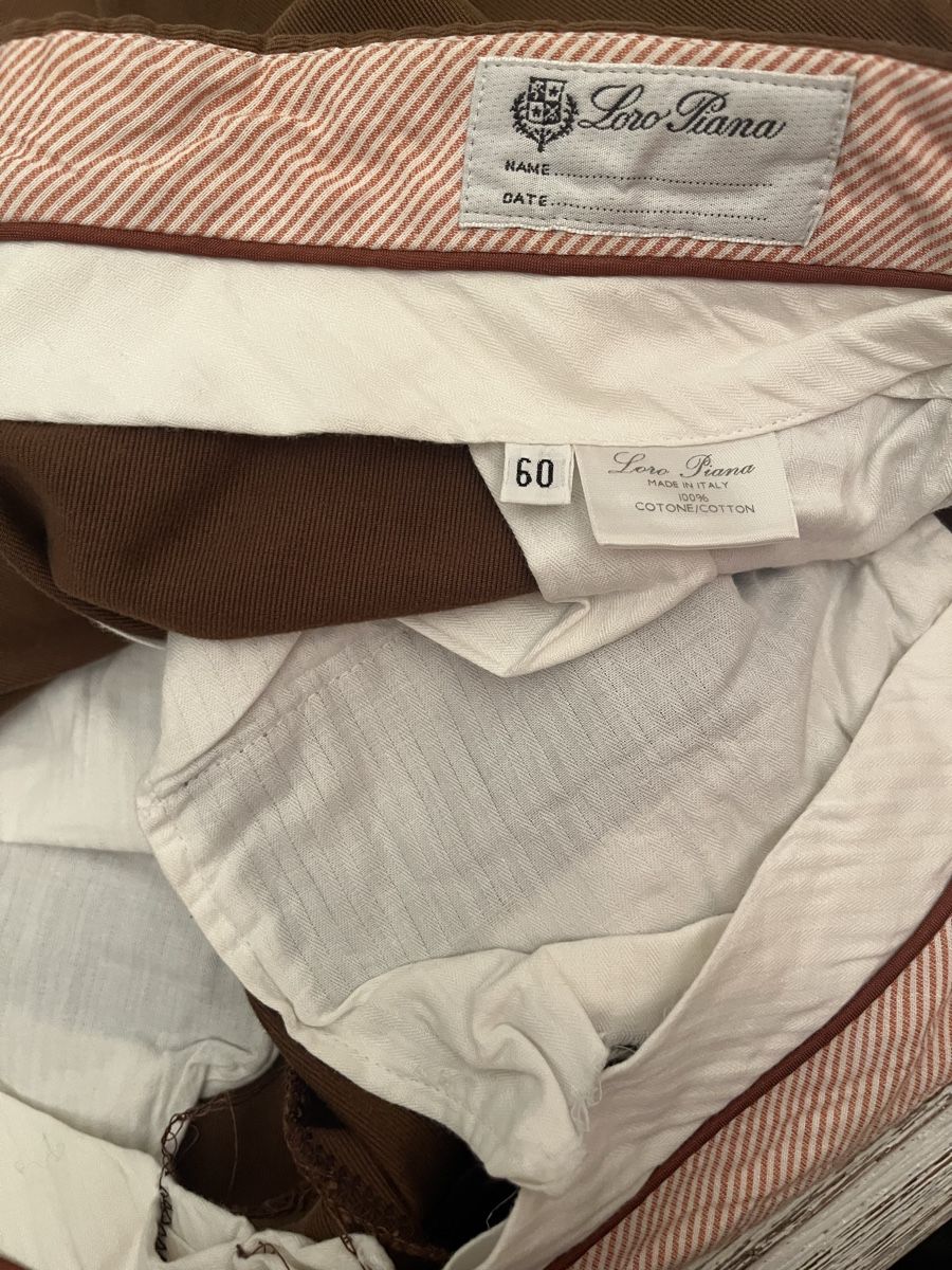 Loro Piana Pantaloni: Loro Piana cotton trousers – Usato da Rüschlikon venduto da ant_5v7g 4