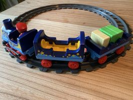 Playmobil Zug mit Schienen und Zubehör - Top Zustand!
