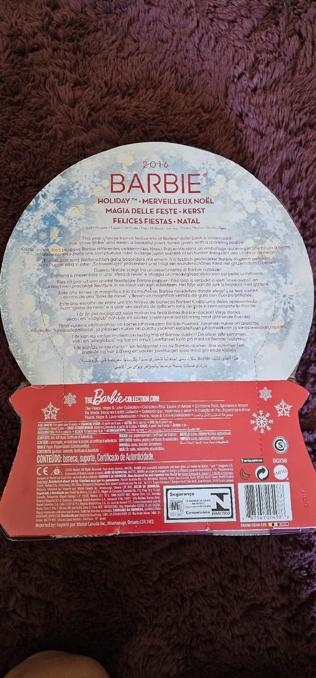 Bambole: barbie collection 2016 holiday – Nuovo e nell'imballaggio originale da Bad Ragaz venduto da Fai_hg8t 3