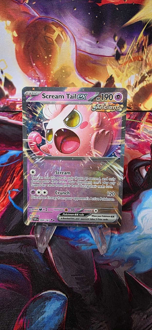 Pokémon Carte collezionabili: Scream Tail ex 094/167 Twilight Masquerade TWM – Nuovo (secondo la descrizione) da Frutigen venduto da Sinnohan_Zorua