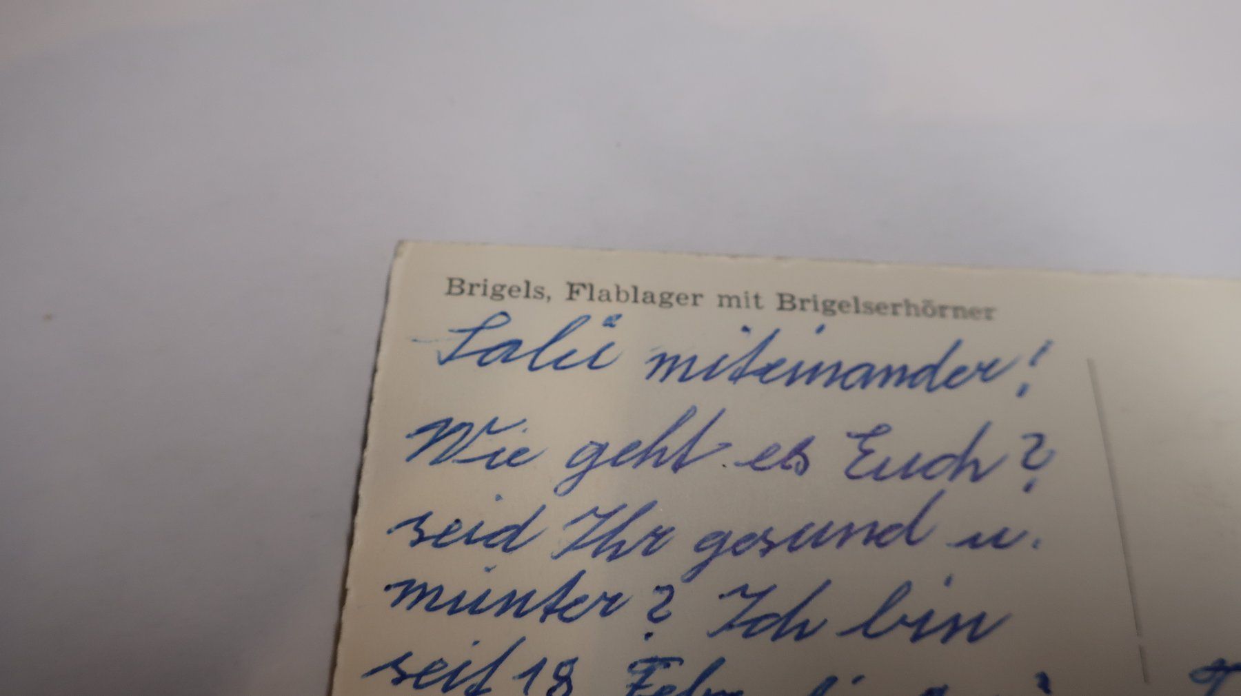 Cartes postales: Brigels Flablager mit Brigelserhörner – D'occasion à Cormoret par Pascalll2001 5