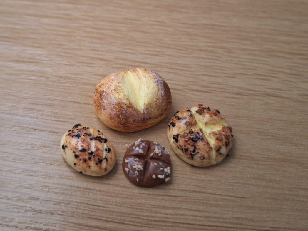 Case e mobili per bambole: Puppenhaus Brot, Mohnbrötchen – Nuovo (secondo la descrizione) da Zürich venduto da HandmadeTinyFood