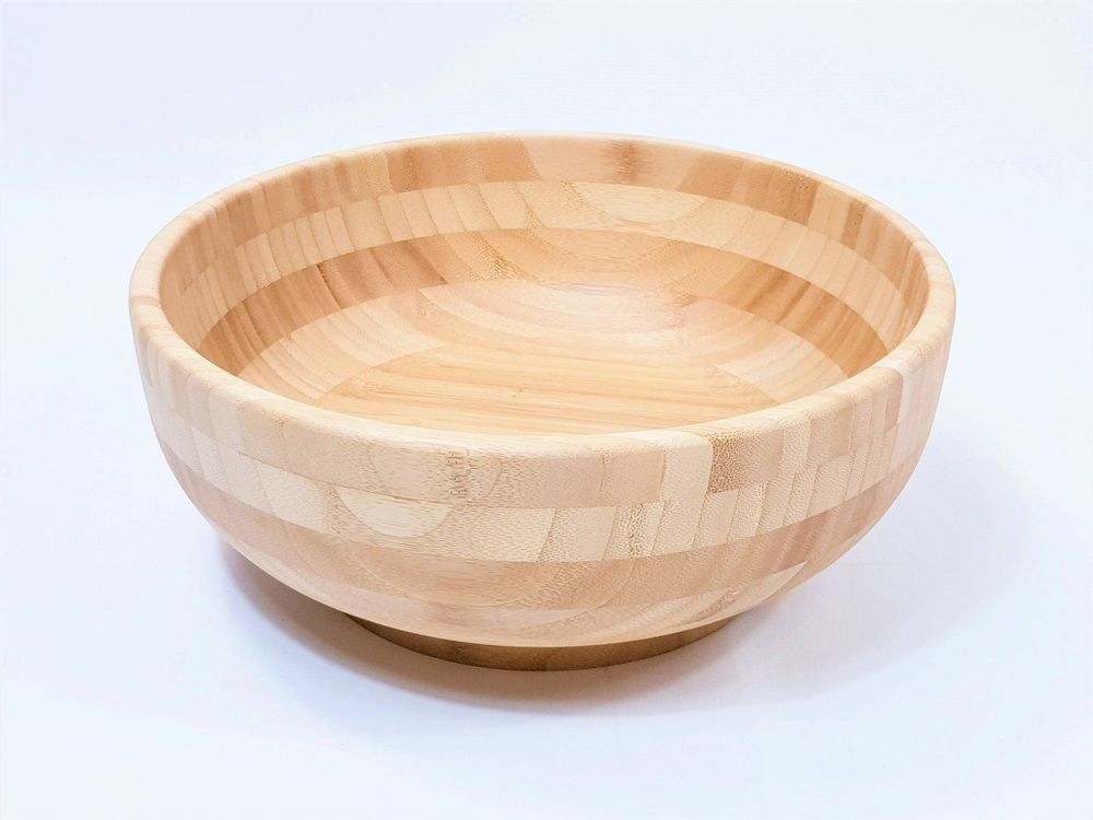 Schalen: Salatschüssel Ø 30cm / 100% Bambus – Neu und originalverpackt aus Biel / Bienne von NUTRENA 4