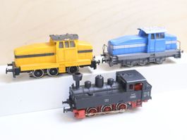 Märklin 3 x Loks H0 - Rangierloks/Dampflok