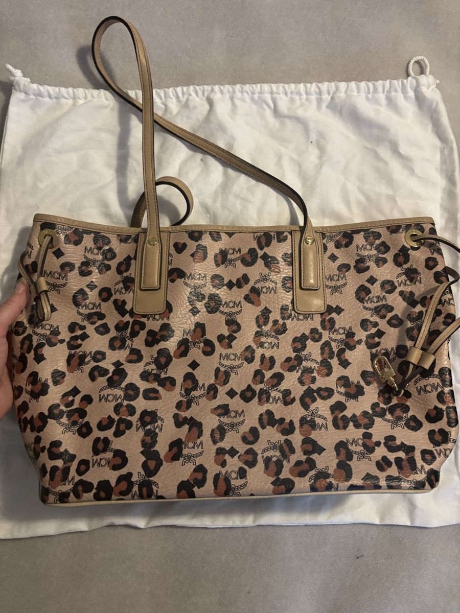 Borse da donna: MCM Handtasche Shopper mit Leopardenmuster – Usato da Zürich venduto da J.aeb 1