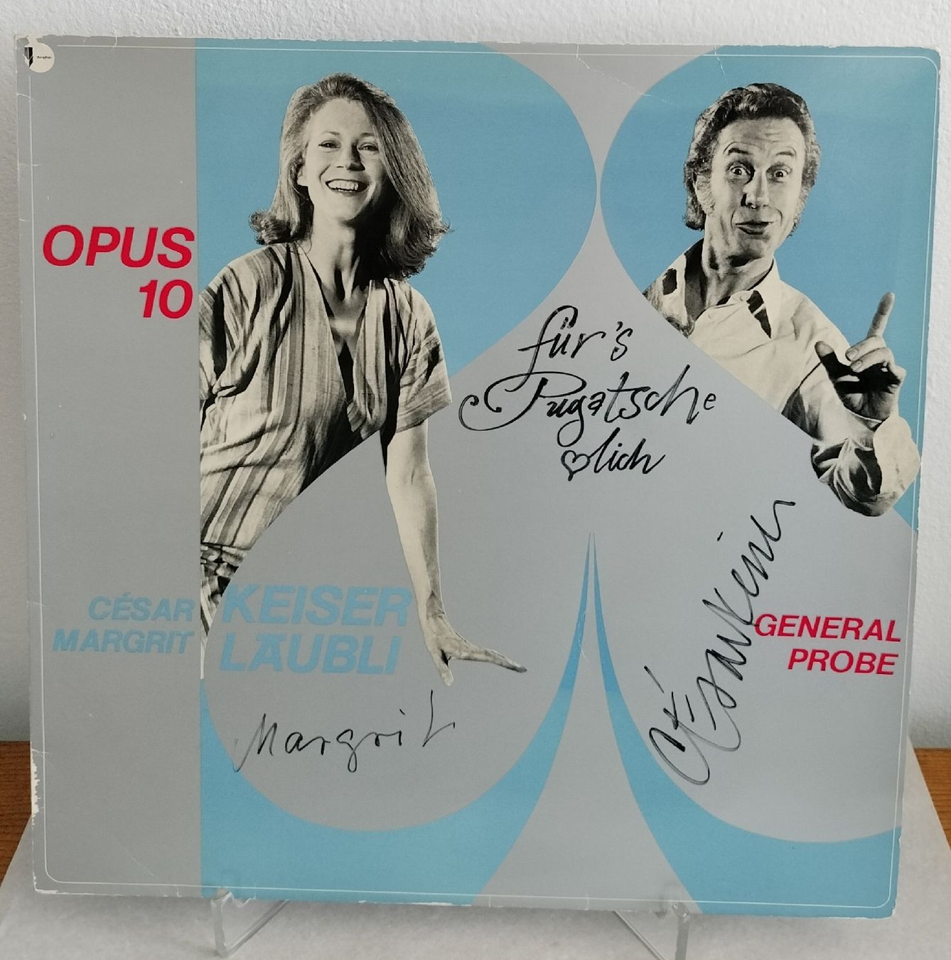 Dischi in vinile: Schallplatte "Generalprobe" Cesar Keiser Margrit Läubli Opus – Usato da Steinmaur venduto da Julian.W_CH-8162