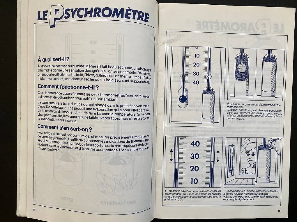 Spiele: Brochure "La météorologie", de Pierre Kohler – Gebraucht aus Zürich von Pascal_2bzx 3