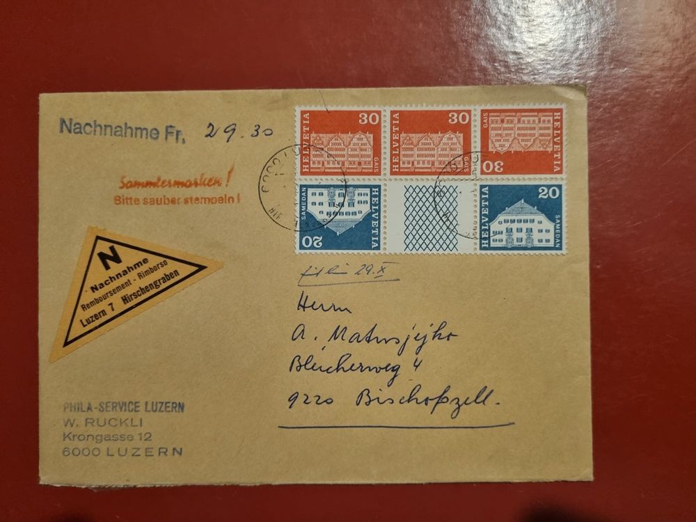 Lustiger Nachname Brief mit Zusammenhängen kehrmarken Kaufen auf Ricardo