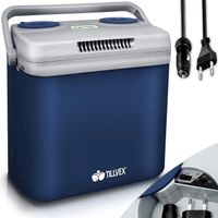 tillvex Kühlbox elektrisch 32L Blau