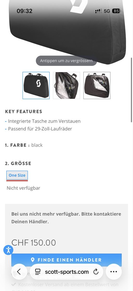 Scott Borse: Scott Fahrradtasche – Nuovo e nell'imballaggio originale da St. Gallen venduto da Luctie 2