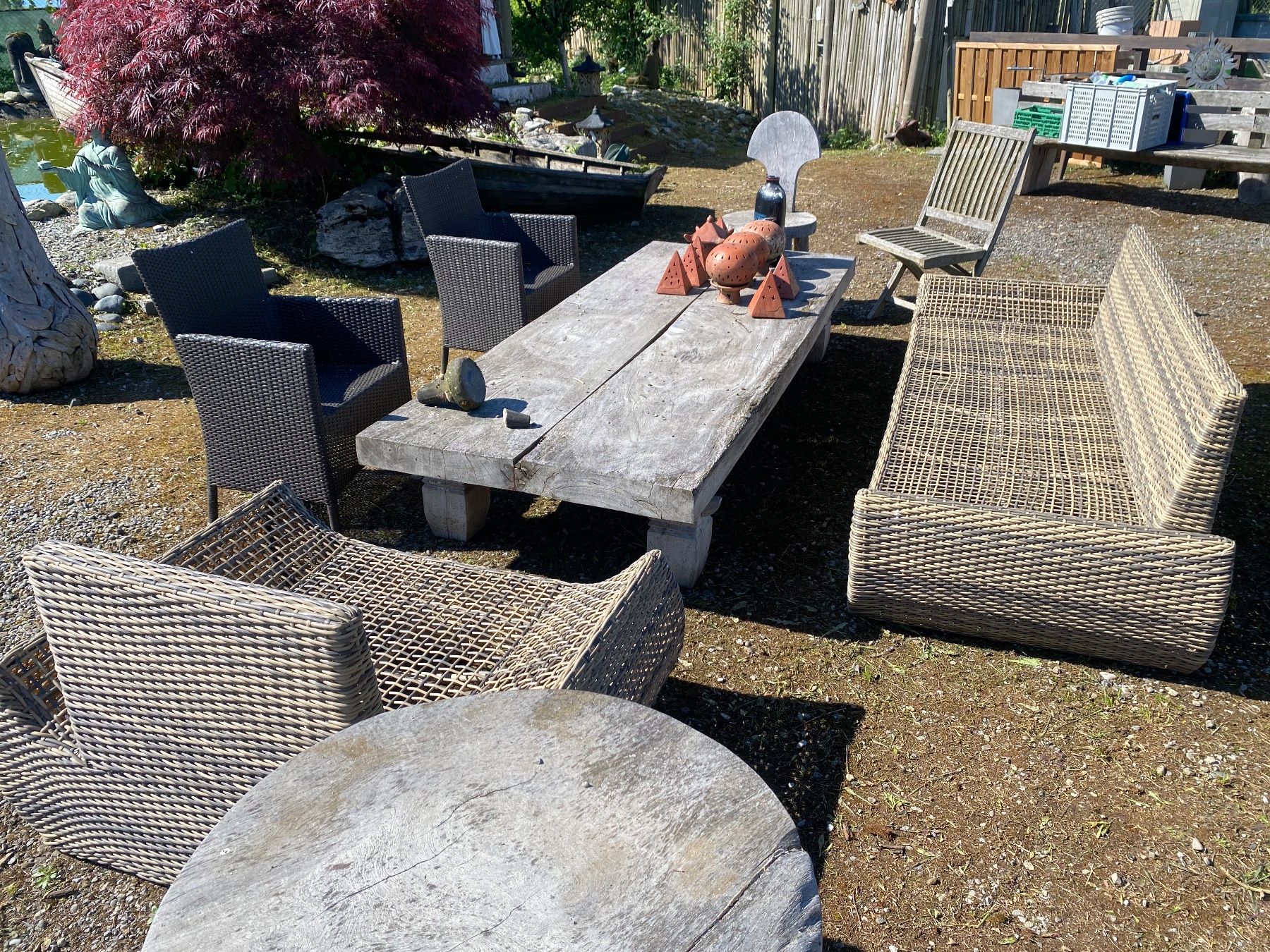 Divani: Gartenlounge Sofa Sessel Gartenmöbel – Usato da Ballwil venduto da ClassicGallery 3