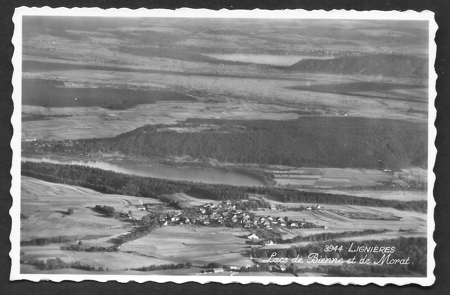 Cartoline postali: Lignières Lacs de Bienne et Morat – Usato da Olten venduto da clotaldi