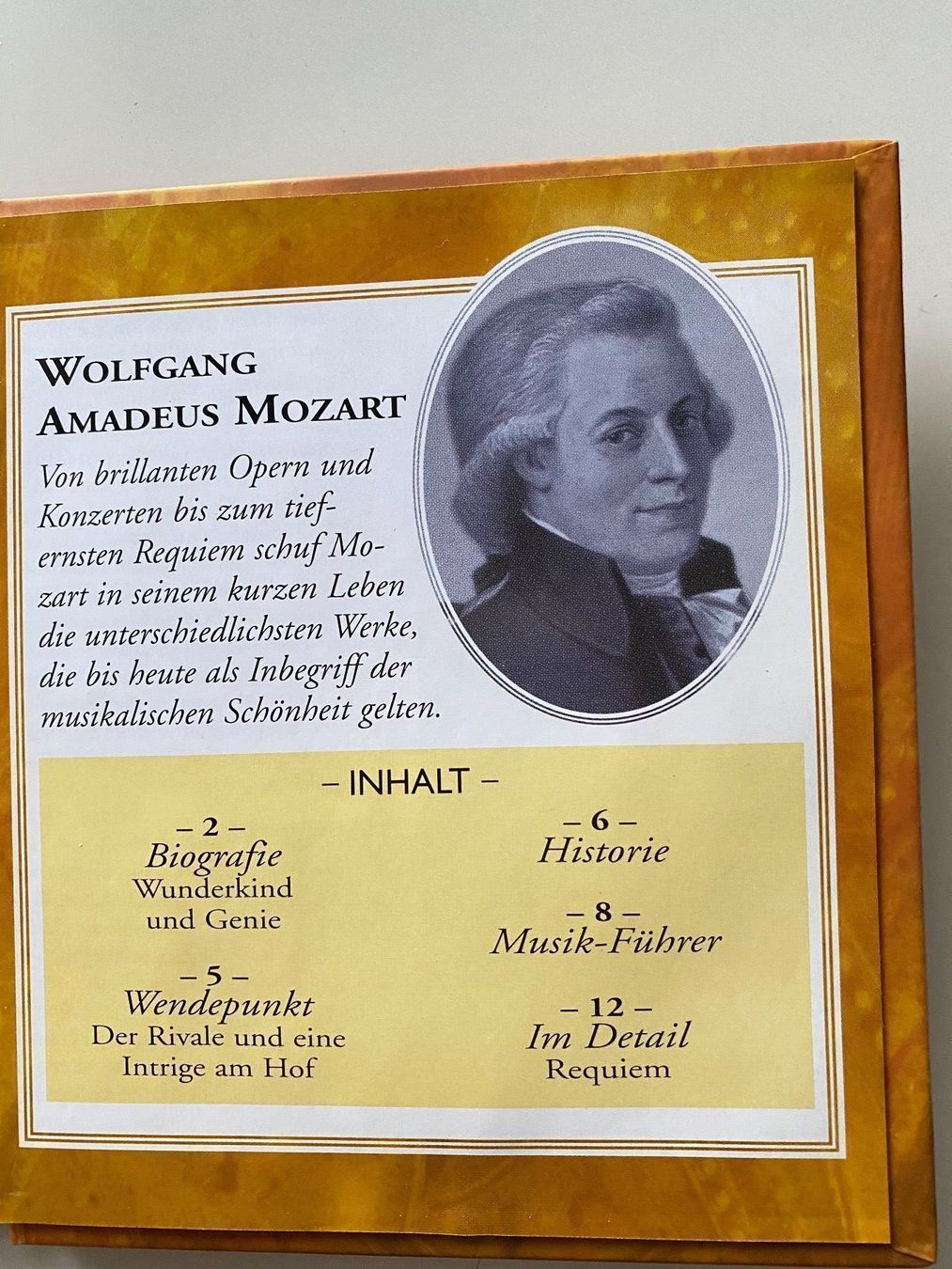 CDs: Mozart, Sammlung und Biographie – Neu (gemäss Beschreibung) aus Bern von Alexandra9 1